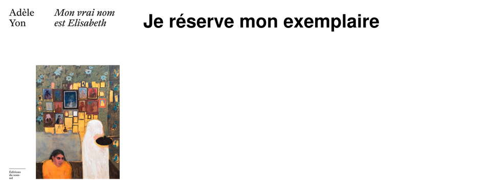 Je r�serve mon exemplaire